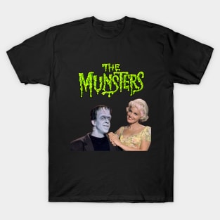 The Munsters,   Herman Munster ,Marilyn, Fred Gwynne,  Beverley Owen, T-Shirt